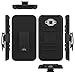 J7 Case, LK Heavy Duty Shock Absorption Black Armor Holster Defender Full Body Protective Hybrid Case Cover with Belt Clip for Samsung Galaxy J7 2015