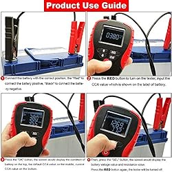 eOUTIL 12V Car Battery Tester, Auto Battery Load