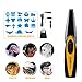 YANWIN Electric Carving Hair Clipper Cordless Barbers Scissors Carved Tools Rechargeable Lettering Cutter Hair Trimmer Compact Portable