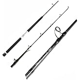 Phenix Rods Black Diamond Casting / 7'6" / 1 PC / 20-60 LB LINE Rating/Fast Taper Action/SEAGUIDE Guides/ALPS Reel SEAT/HYPALON Handle