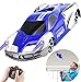 Rc Car Wall Climbing Argohome RC Remote Control Cars Dual Mode 360°Rotating Stunt Rechargeable High Speed Vehicle with LED Lights High Speed Mini Toy Car for Boys Kids Adults Gifts - Blue