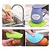 Multi-function Silicone Sponge Brush,Most Helpful Kitchen Essential Dishwashing Gadgets,with Soft Bristles Easy to Clean Dishes,Fruits,Vegetables,Even be Mat for Hot Things 3 Packs