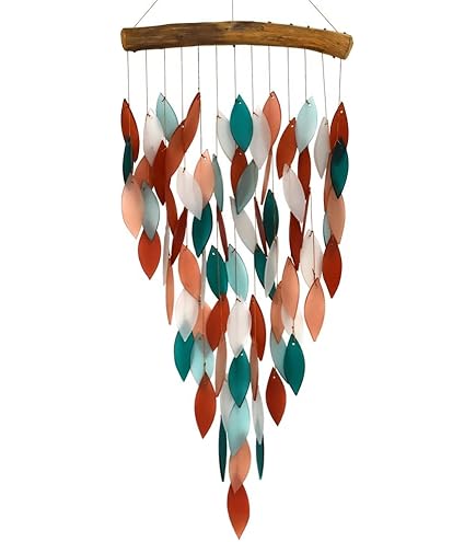 Blue Handworks - Carillón De Viento Hecho A Mano De Vidrio