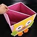 NEWSTYLE Foldable Kids' Toy Storage Bin Box - Cartoon Children Toys Chest and Closet Organizer - Simling Owl