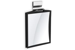 Better Living Products 13546 DOPPIO Double-Sided Shower Mirror, 3X Magnification, Black