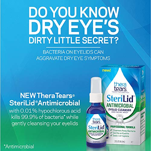 TheraTears Sterilid Antimicrobial Eyelid Cleanser, with Hypochlorous