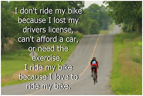 I love to ride my bike, color print, great gift for cyclist, bicycle, cycling.