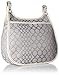 Nine West Split The Difference Messenger Saddle Cross Body, Fog/Charcoal/Milk, One Size