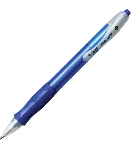 BIC Velocity Gel-Ballpoint Stift, Mittlere Spitze, Schwarze Tinte, 12er Pack - Schreibgerät Für Büro Und Alltag