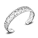 [SICHENDZ] Women Silver Fashion Open C-Shape Bracelets Cuff BangleSilver Bracelet
