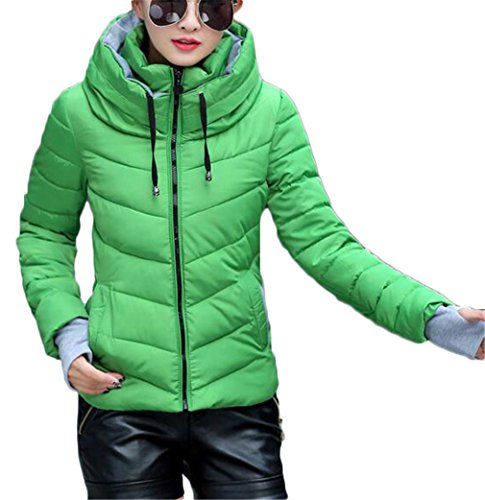 Women's Winter Slim Thick Jacket Short Cotton Down Coats Outwear