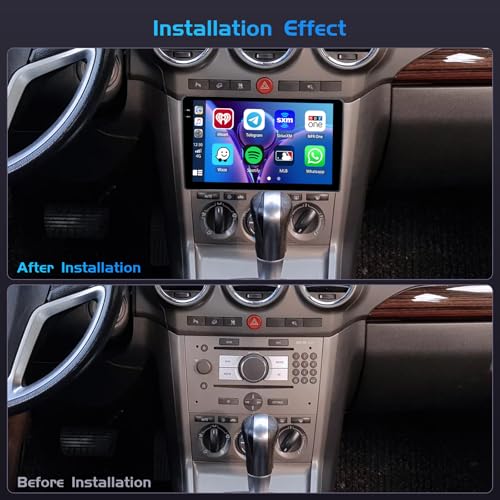 Inefala 4+64G Android 15 Autoradio pour Opel Zafira/Antara/Astra 2006-2010, 9'' In-Cell Bildschirm avec sans Fil Carplay et Android Auto Lien Miroir Radio FM/RDS GPS WIFI Bluetooth SWC Caméra de Recul