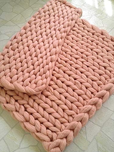 ANH19 cooling blanket 127 * 152cm Fashion Hand Chunky Wool Knitted Blanket Thick Yarn Merino Wool Bulky Knitting Throw Blankets Chunky Knit Blanket