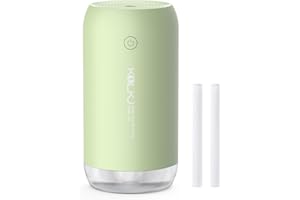 Portable Mini Humidifier, 350ml Quiet Small Cool Mist Humidifiers USB Personal Desktop Humidifier for Bedroom Office Plants C