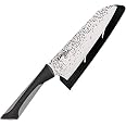 Kai Pro 7-Inch Santoku Knife — Japanese AUS6M Steel, Hammered Finish, NSF Certified - View #9