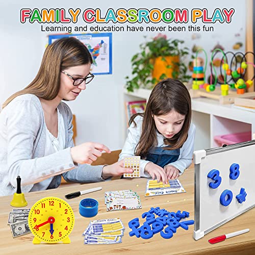 Alritz Pretend Play Teacher Set Classroom Learning Education Gifts Includes Reusable White