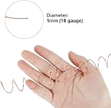 Tenn Well 18 Gauge 1mm Aluminum Craft Wire 165 ft Copper Anodized view 3