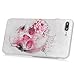iPhone 7 Plus Case Clear Bling, MOLLYCOOCLE Crystal Clear Transparent Handmade Bling Shiny Crystal Diamond Design PC Hard Shell Full Protective Case Cover for iPhone 7 Plus 5.5 inch - Skull Crown