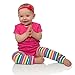 juDanzy retro bright stripe baby girls and toddler leg warmers