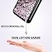 Caka Galaxy S9 Case, Galaxy S9 Glitter Case Starry Night Series Luxury Fashion Bling Flowing Liquid Floating Sparkle Glitter Girly Soft TPU Case for Samsung Galaxy S9 (Rose Gold)
