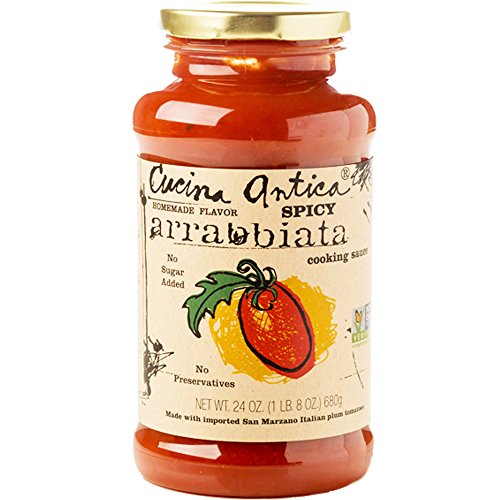 Cucina Antica - Spicy Arrabbiata Pasta Sauce - 24 Ounce,3 Count - Non GMO, Whole 30 Approved, Gluten Free