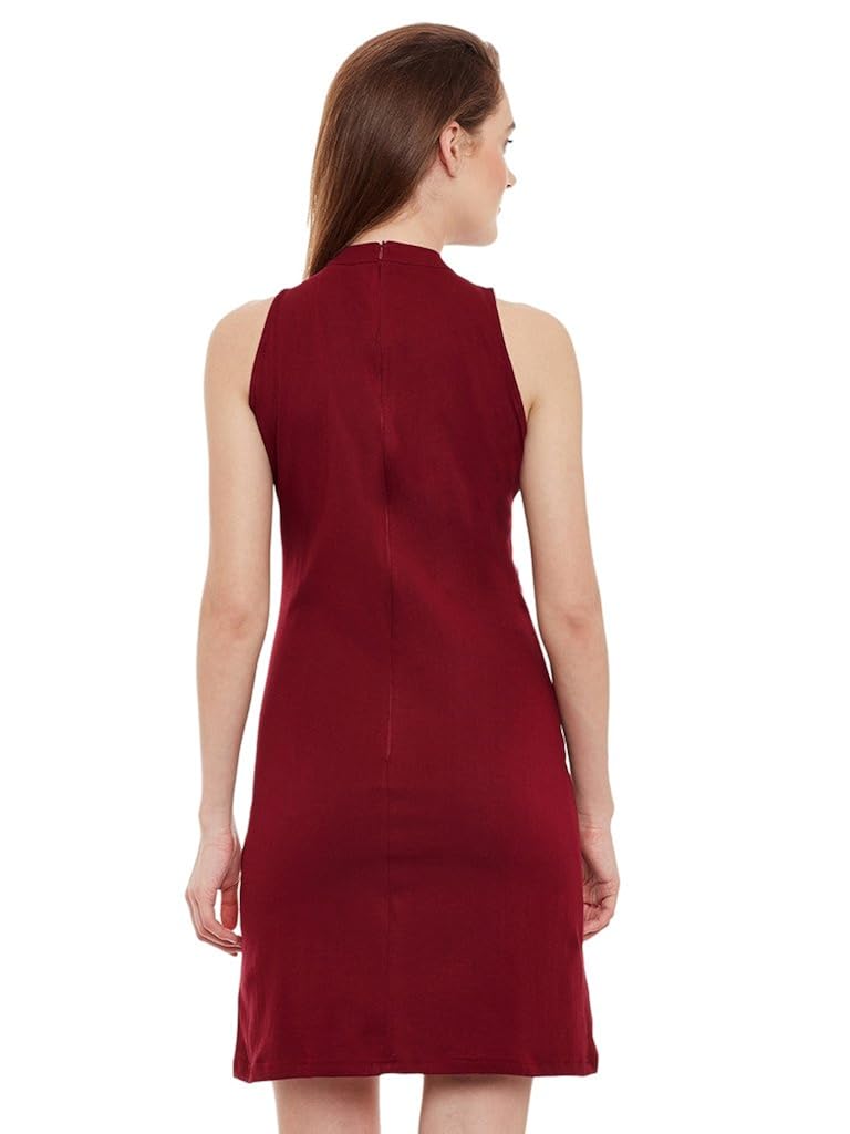 miss chase womens maroon bodycon dress