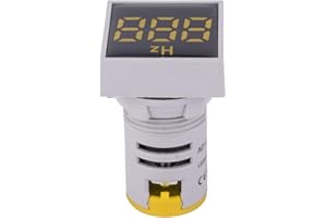 AC100~380V 20~75Hz Yellow Frequency Counters and Pulse Generators Pulse Generators Square Digital Display LED Indication Ligh