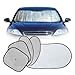 Vktech 6Pcs Folding Silvering Reflective Car Window Sun Shade Visor Shield Cover