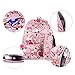 Orgrimmar Diaper Tote Bags Larger Capacity Baby Nappy Bag Fashion Mummy Backpack (Pink)