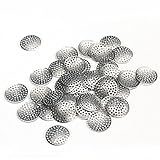 1 Beamer Ultra Premium Curved 304 Stainless Steel Concave Screens. For Tobacco Smoking Bowl Pipes 0.591 Inch Size (15mm) Higher Burning Point. Compare to Brass, Mesh & Glass Screens + Beamer Sticker