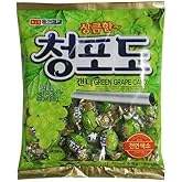 LENITH Korean Assorted Popular Fruit Flavored Candy Pieces (Green Grape 270g)