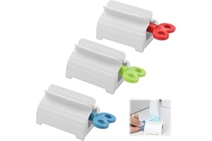 3 Pcs Toothpaste Squeezer, Toothpaste Tube Squeezer, Rolling Tube Squeezer for Cosmetics, Paint, Facial Cleanser, Effortless 