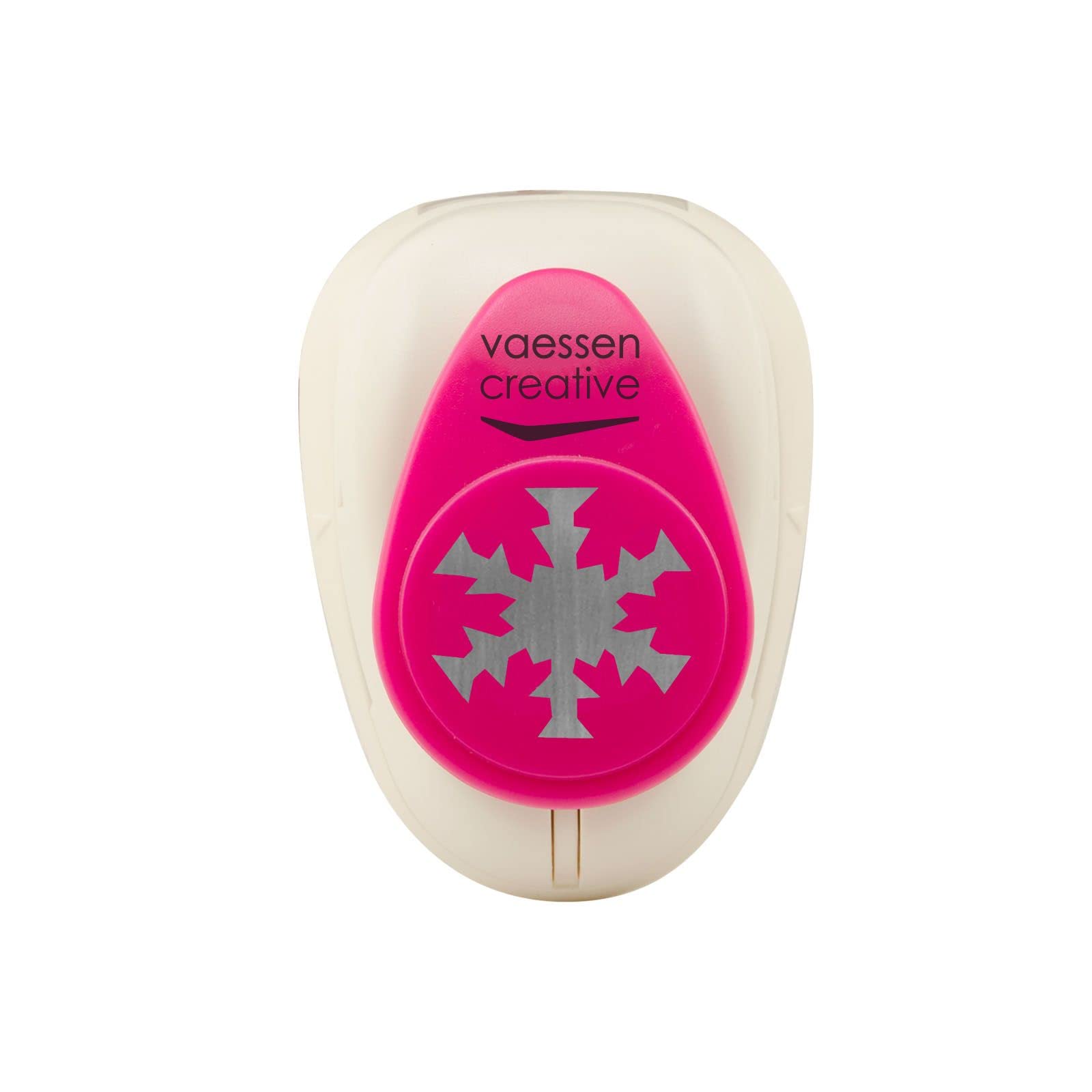 Vaessen Creative Craft Paper Punch - Snowflake - 2,4 x 2,5 cm - Circle Cutter for Crafting and Card Making — image 1
