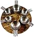ChefsGrade Stainless Steel Measuring Cups - Highly Polished Exterior, Satin Interior, 6 Piece Set
