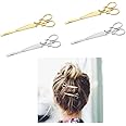 Hair Stylist Gifts: Scissor Hair Clips, Barrettes, and Hair Pins for Women, Girls, Hairstylists, Hairdressers, and Cosmetologists - Perfect for Christmas or Birthdays