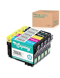 Sepeey - Cartuchos de tinta remanufacturados de repuesto para impresora Epson 288 288XL 288 XL T288, uso con impresora Expression Home XP-440 XP-330 XP-340 XP-430 XP-446 XP-434, 5 paquetes