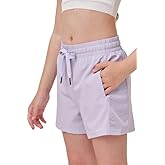Girls Athletic Shorts with Spandex Liner Quick Dry Running Fitness Shorts for Kids Teen Active Sports Track