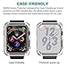 [8 Pack] AnoKe for Apple Watch iWatch 38mm / 40mm Screen Protector (Series 6/SE/5/4 Series 3/2/1),Liquid Skin [Max Coverage] Curved Edge Case Band Friendly Lifetime Replacement Warranty 38mm /40mm