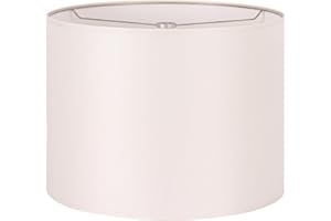 Wellmet 18”x18”x12” Assembly Required Lampshades for Table Lamp,Bedside Lamp,Floor Lamp,Fabric Drum Lamp Shades Classic Moder