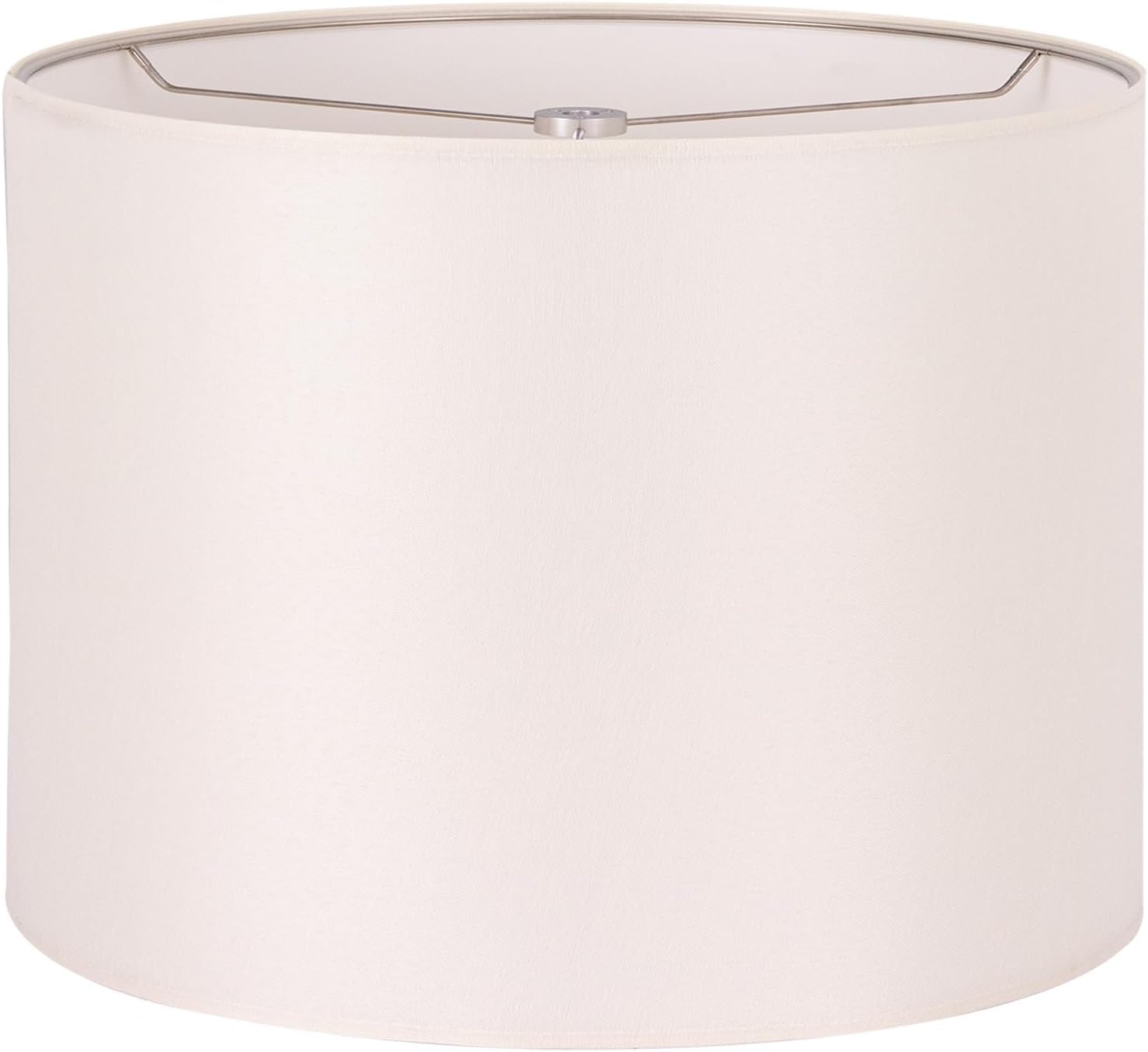Photo 1 of Wellmet 18"x18"x12" Assembly Required Lampshades for Table Lamp,Bedside Lamp,Floor Lamp,Fabric Drum Lamp Shades Classic Modern Style,Spider Fitter,Cream White