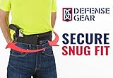 [NEW FOR 2017] Belly Band Gun Holster by Deense Gear | Neoprene Waist Band Gun Concealed Carrying System | Elastic Hand Gun Holder For Pistols Revolvers | For Men and Women