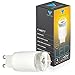 Triangle Bulbs 3-Pack G9 Base LED Light Bulb Lamp 4-Watt 120V Warm White 2900K, 400 Lumens, Replacement to 40W Halogen Bulb.
