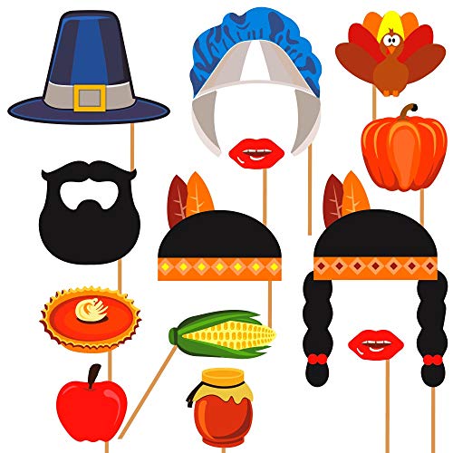 Lago Retail Thanksgiving Photo Booth Props with Inflatable ...