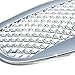 Compatible with Chevy HHR ABS Plastic Mesh Style Front Bumper Grille (Chrome) - Non SS GMT001 GM Delta