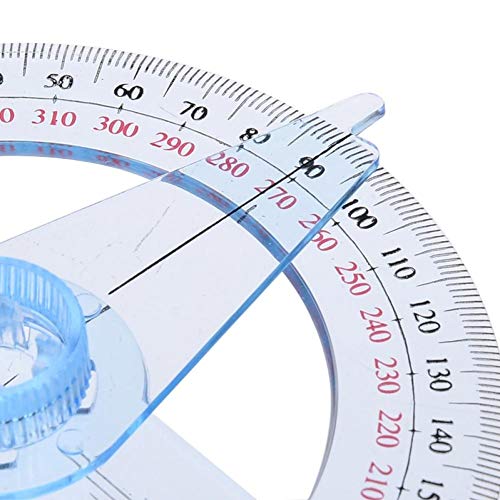 360 Explorer Ruler BYFRI Plastic 360 Degree Protractor Ruler Angle Finder Swing Arm Angle ...