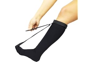 CLOBEAU Plantar Fasciitis Stretch Sock Non Slip Calf Night Relief for Heel High Arch Pain Achilles Tendonitis Therapy Foot Support Sleeve Stretcher Compression Sleeve Men Women Ultrastretch Night Sock