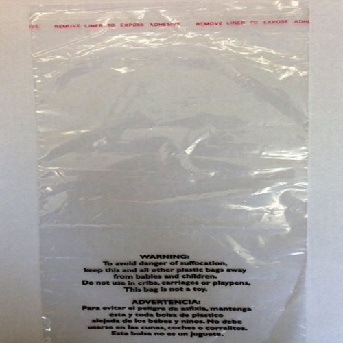 UPC 736846702982, 11x14&#39;&#39; 1.5 Mil Self-SealSuffocation Warning Bags 100 Bags - The Boxery