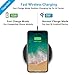Fast Wireless Charger,MRS Long QI Charger Wireless Charging Stand for iPhone X/8/8 Plus Samsung Galaxy Note 8 S8/S8 Plus S7/S6 Edge Plus and All QI-Enabled Devices-NO AC Adapter