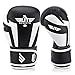 Elite Sports New Item Standard Adult Kickboxing, Muay Thai Sparring Training Boxing Gloves, White, 14 oz.