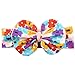 CÉLLOT 6 Pack Baby Girls Big Hair Bows Flower Pattern Boho Headbands Mix color Hair Wrapped Headbands Turban Knotted Headbands for Baby Girls and Infants